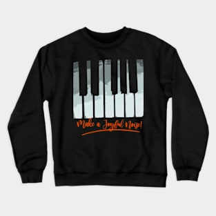 Make a Joyful Noise Piano Keys Crewneck Sweatshirt